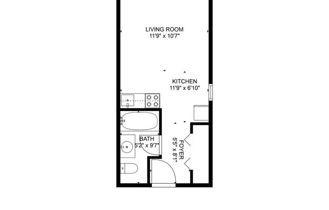 Studio, 1 bath, 340 sqft, $1,195, Unit 361-123