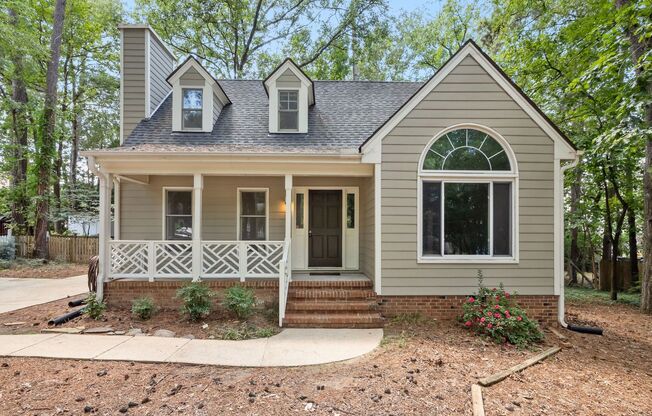 Inviting 3br house in Morrisville with wood floors, screened porch & deck in great location!