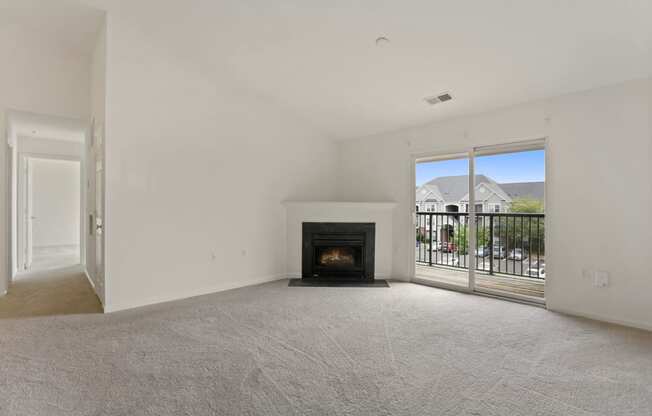 Firepit area at The Fields of Chantilly, Virginia, 20151