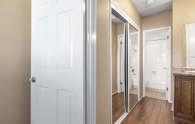 Apartments for rent in Sherman Oaks mirrored closet