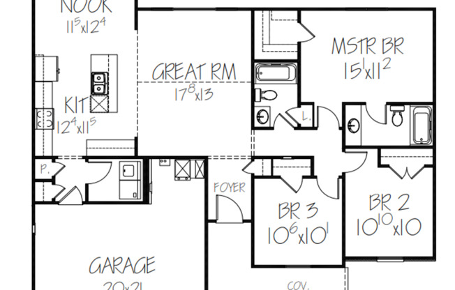 3 beds, 2 baths, 1,328 sqft, $2,400, Unit 11756 Stour Cove