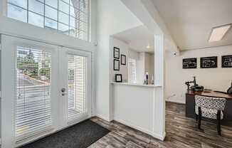 Interior of Leasing Office at Brookhaven Apartments in Federal Way, Washington