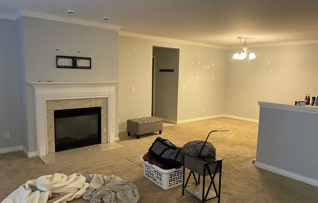 2 master suites with walkin closets, single car attached garage