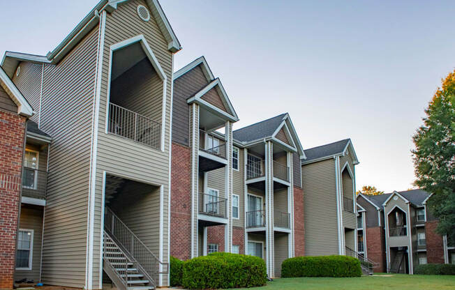 Exterior of Apartment Building at Polos at Hudson Corners Apartments, South Carolina 29650