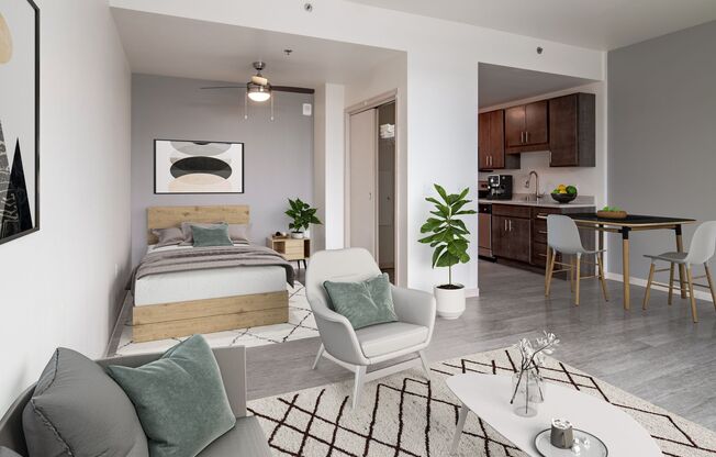 Studio, 1 bath, 521 sqft, $1,625, Unit 0522