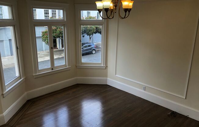 Remodeled rent controlled apartment w/all new appliances in great location w/tons of light, PET FRIENDLY!