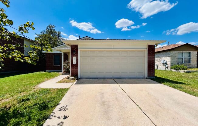 1144 Terra St 78665 | 3 Bed 2 Bath 2 Car garage $1795