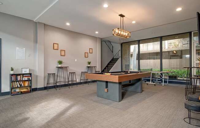 Game Room With Pool Table at Wilbur Oaks Apartments, California, 91360