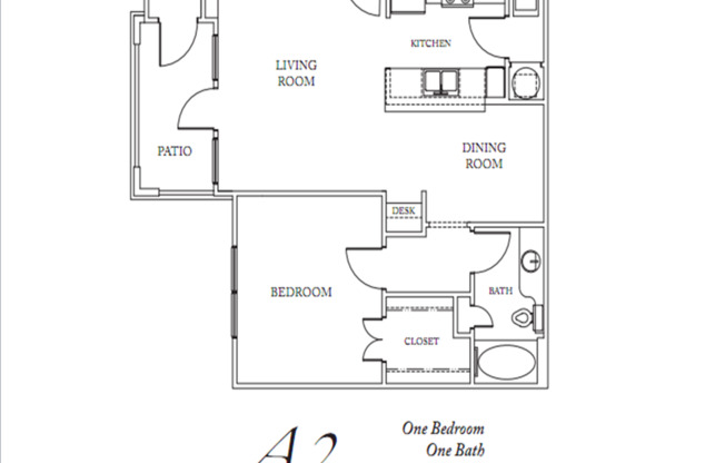 1 bed, 1 bath, 752 sqft, $1,299, Unit 01309