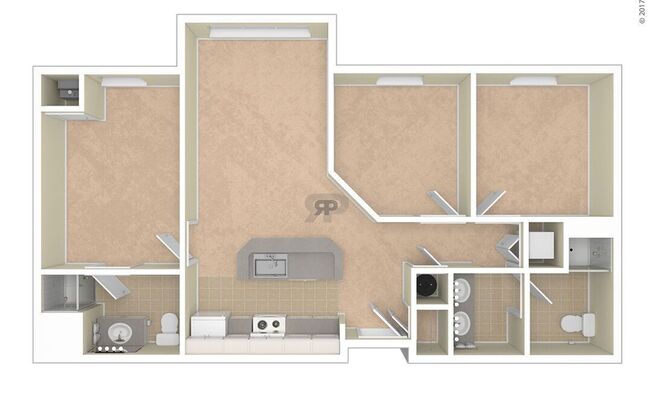 3 beds, 2 baths, 939 sqft, $1,563