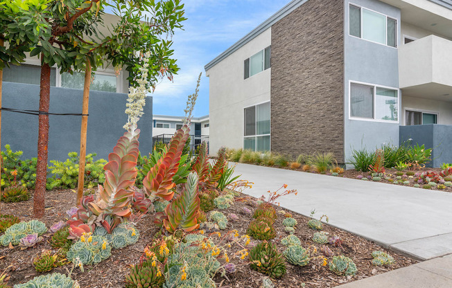 Walking Path at Park Apartments, Norwalk, California