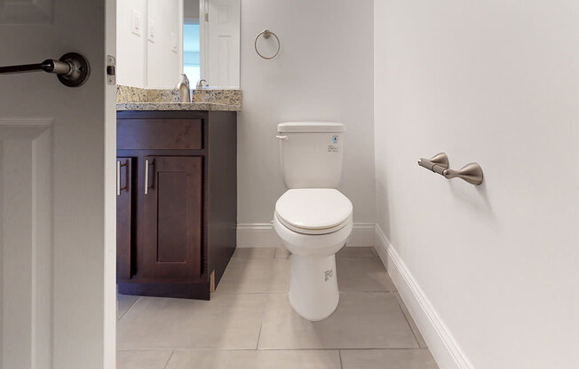 View of bathroom in apartment unit