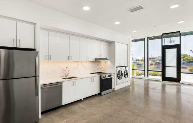 Kitchen with Stainless Steel Appliances