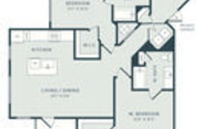 2 beds, 2 baths, 1,183 sqft, $1,489