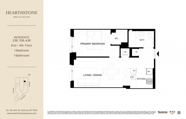 1 bed, 1 bath, $3,093, Unit 236