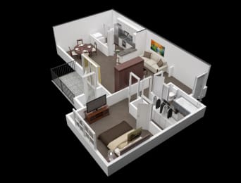 1 bed, 1 bath, 932 sqft, $1,689