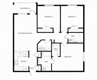 3 beds, 2 baths, 1,229 sqft, $1,618