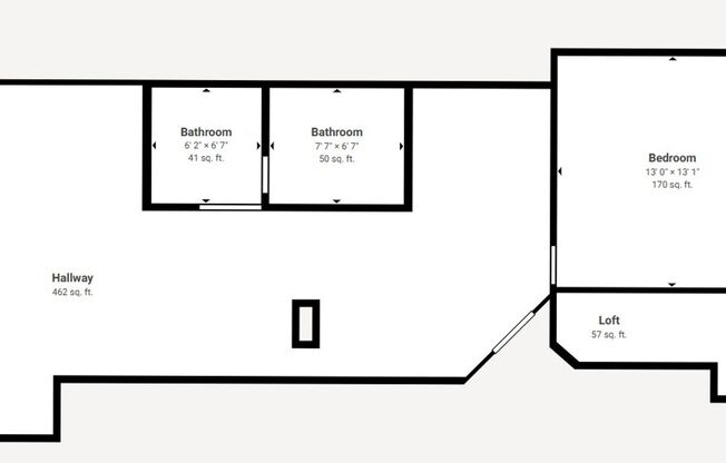 1 bed, 1 bath, 600 sqft, $750, Unit 3rd Floor