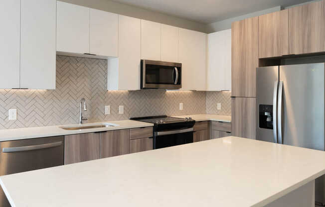 Kitchen with Stainless Steel Appliances