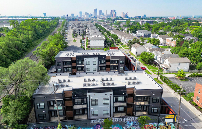 overhead view of 1460 Grant