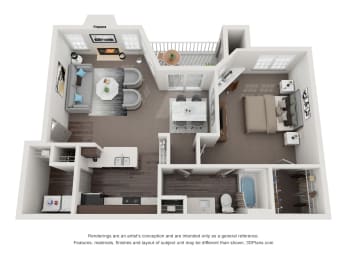 1 bed, 1 bath, $945