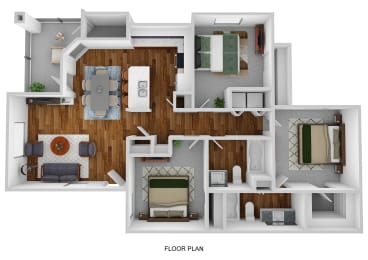 3 beds, 2 baths, 1,174 sqft, $1,969