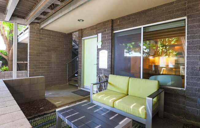 Enclosed Patio (Furnished 1 Bedroom) at The Regency Apartments in Tempe, AZ