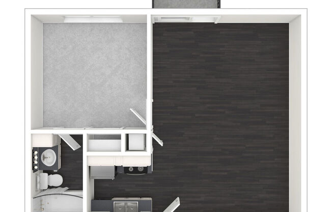 1 bed, 1 bath, 635 sqft, $2,347