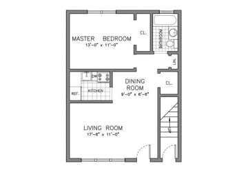 1 bed, 1 bath, $1,990