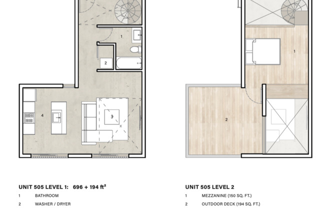 1 bed, 1 bath, 535 sqft, $3,150, Unit 505