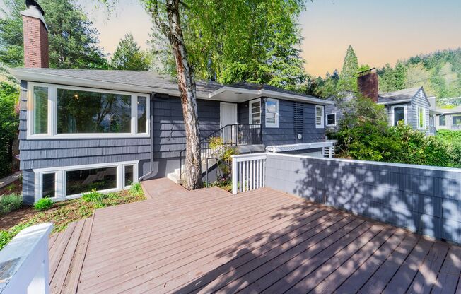 Gorgeous Hillsdale Home w/3 Decks, Picturesque Yard, Sauna, Garage & AC! Pets Welcome!