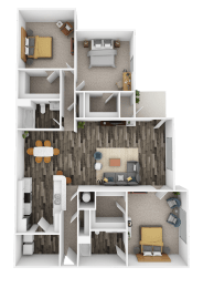 3 beds, 2 baths, 1,440 sqft, $1,572