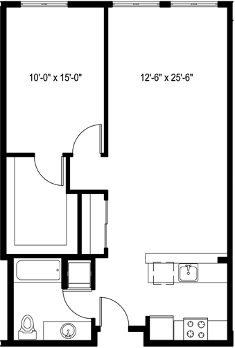 1 bed, 1 bath, 825 sqft, $2,886, Unit 716