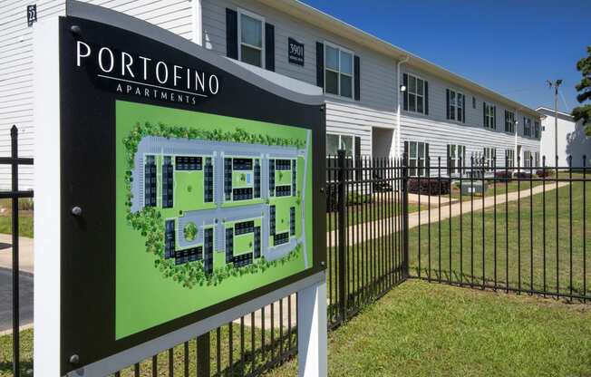 a rendering of the apartments sign in front of a house