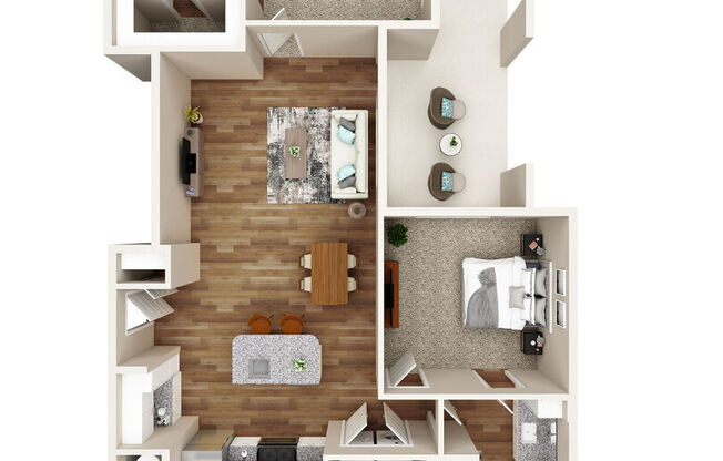 2 beds, 2 baths, 1,121 sqft, $1,930