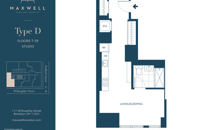 Studio, 1 bath, $3,328, Unit 28D