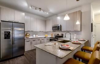 Fully Equipped Kitchen With Modern Appliances at Berkshire Chapel Hill, Chapel Hill, NC, 27514