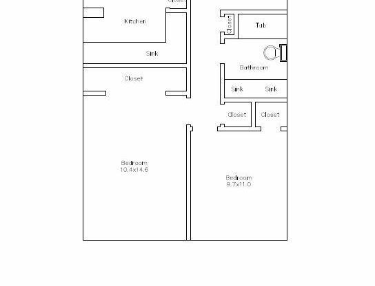 2 beds, 1 bath, 750 sqft, $775, Unit 2800-9