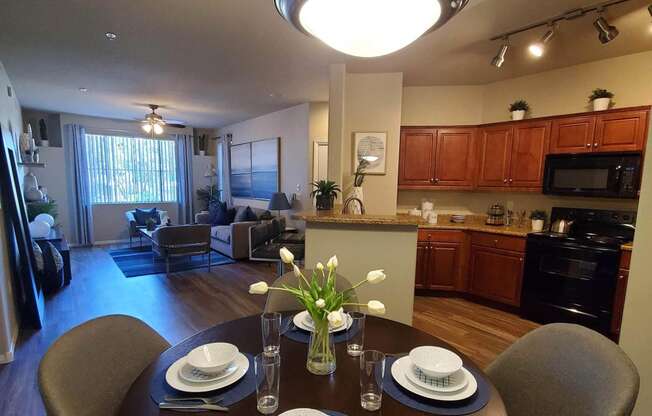 Dining Area at The Paramount by Picerne, Las Vegas, Nevada