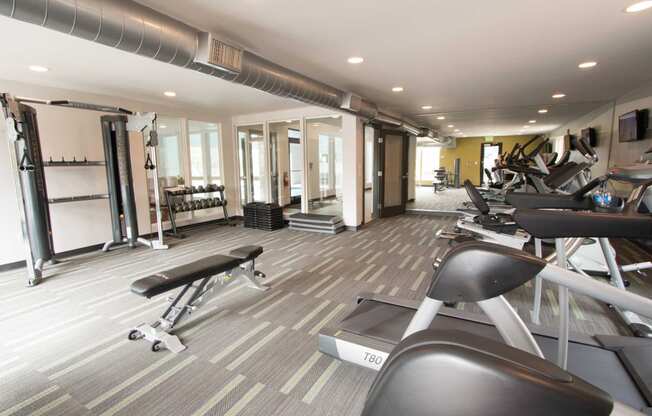 Fitness Center at Park 88 Apartments in Thornton, CO