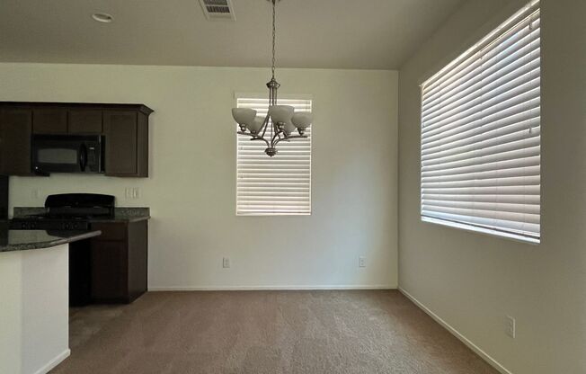 Lovely 2 story home with 3 large bedrooms, 2.5 baths and a 2 car garage.