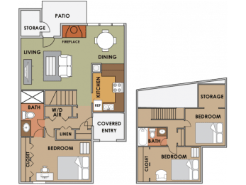 3 beds, 2 baths, 1,585 sqft, $1,875