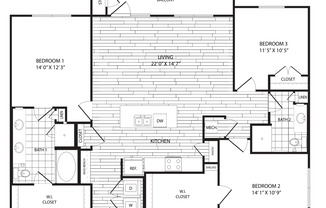 3 beds, 2 baths, 1,465 sqft, $2,420