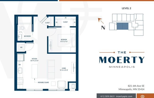 1 bed, 1 bath, 550 sqft, $1,375, Unit 307