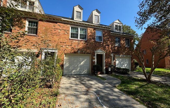 Brick Townhouse with attached garage