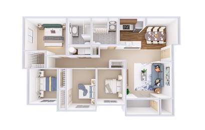 4 beds, 2 baths, 1,301 sqft, $2,551