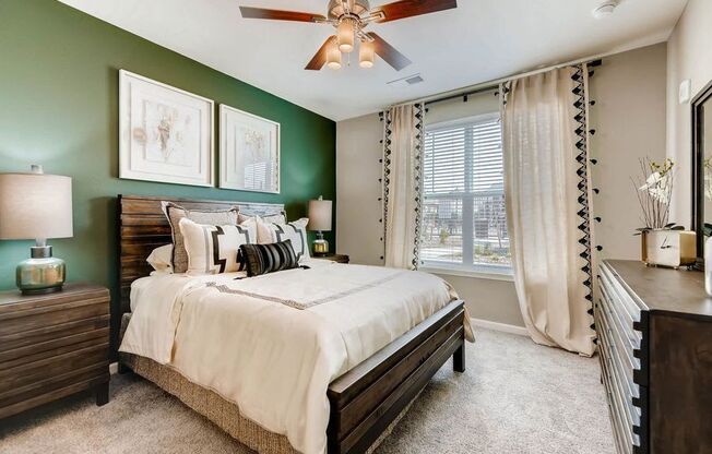 The Ranch at First Creek Apartments Model Bedroom