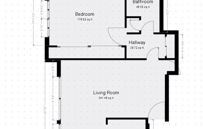 1 bed, 1 bath, 694 sqft, $3,600, Unit 17020- 15