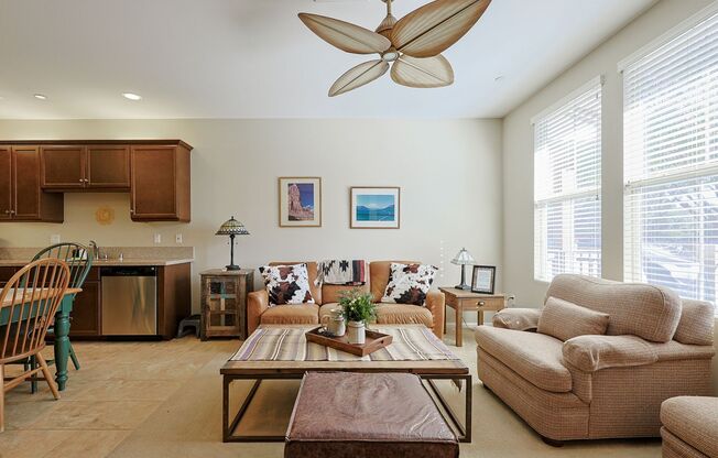 Fully Furnished 2-Bed, 2.5-Bath Home with Garage in HOA Community