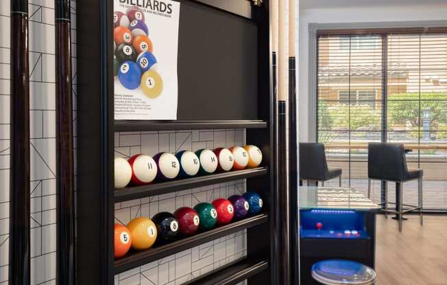Game room Pool balls